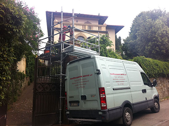 Ref.: 86 Consolidamento Colonna Portante di un Cancello Antico in Firenze